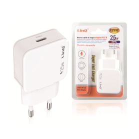 Charger, Power Adapter - LinQ C2592 25W USB-C Power Adapter - Fast Charger, wholesale price