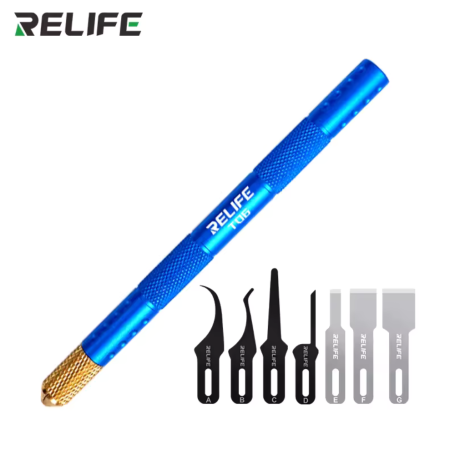 Paquet de 7 Lames avec bras spécial pour circuits RELIFE TK5 | Etech-Parts