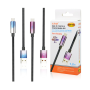 Charging Cable, Power Cord - LinQ SM8108 Type-C / USB-A PD 48W Fast Charging Cable - 1.2M - Purple, wholesale price