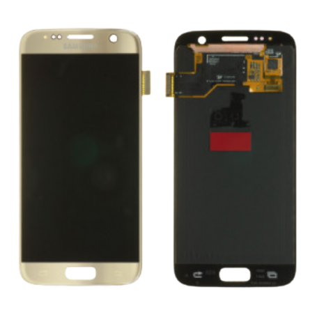 Screen, Display - Samsung Galaxy S7 (G930F) Gold Screen + Chassis (Original Refurbished), wholesale price