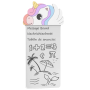 Writing Pad, Drawing Board - LCD Magnetic Writing Tablet 7.4 Portable - Unicorn - White, wholesale price
