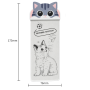 Digital Notepad, Drawing Board - LCD Magnetic Writing Tablet 7.4 Portable - Cat - White, wholesale price