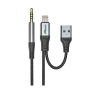 Audio Adapter, Connectivity Cable - Jack to Lightning Cable with USB FASR FS-AB17 - 3.5 mm, wholesale price