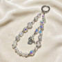 Mobile Strap, Neck Strap - White Phone Lanyard with Fox Charm, wholesale price