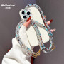 Bandoulière, Sangle - Lanière de Téléphone Portable en Cristal Multicolore avec Fermoir Doré, prix de gros.