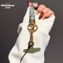 Phone Strap, Lanyard - Multicolored Crystal Phone Lanyard with Gold Clasp, wholesale price