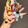 Phone Accessories, Mobile Charms - Wrist Strap Phone Fluffy Pink with Doll Keychain, wholesale price