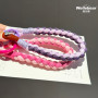 Bracelet, Dragonne, Cordon - Lanière Téléphone Poignet bicolore Rose avec Porte-clés Poupée, prix de gros.