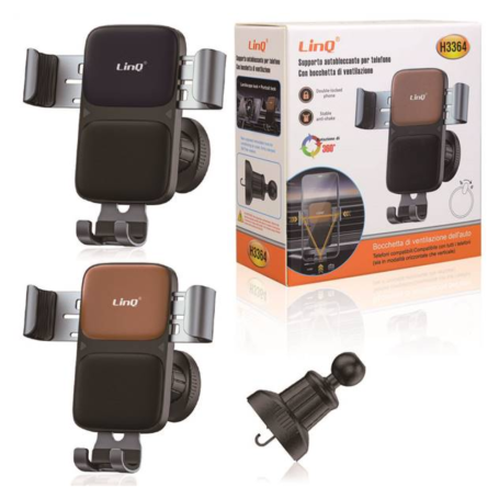 Car Mount, Phone Cradle - Automatic Locking Phone Holder - LinQ H3364, wholesale price