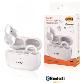 Oreillettes, Casque Audio - Écouteurs Bluetooth avec Boîtier de Charge - LinQ R9568 - Blanc, prix de gros.