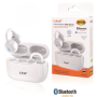 Wireless Earbuds - Bluetooth Earphones with Charging Case - LinQ R9568 - White, wholesale price