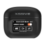Earphones, Headphones - XSSIVE Wireless Earbuds with ANC and LCD Touch Screen XSS-TWS16BANC – Black, wholesale price