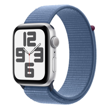 Montre Intelligente Apple, Tracker de Fitness - Montre Connectée Apple Watch Series SE 2 GPS 44mm Aluminium Argent Avec Bracelet