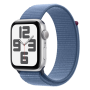 Montre Intelligente Apple, Tracker de Fitness - Montre Connectée Apple Watch Series SE 2 GPS 44mm Aluminium Argent Avec Bracelet