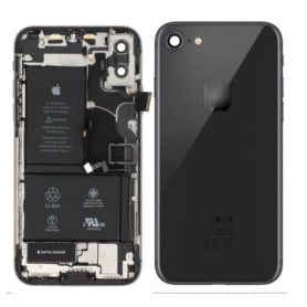 Spare Parts, Components - Complete iPhone 8 Black Chassis - Charging Connector + Battery (Original, Disassembled) - Broken, whol