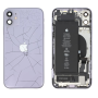 Chassis, Frame - Complete iPhone 12 Purple Chassis - Charging Connector + Battery (Original, Disassembled) - Broken, wholesale p