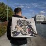 Carrier, Handbag - Tote Bag Shopping Bag Sewn Jujutsu Kaisen - Beige, wholesale price