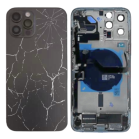 Repair Parts - Complete iPhone 12 Pro Black Chassis - Charging Connector (Battery Not Included) - Broken, wholesale price