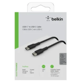 Cable, Connector - BELKIN CAB003bt1MBK 1M USB-C to USB-C Cable - Black, wholesale price