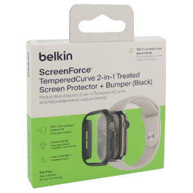 Coque, Étui - Protection + Bumper Apple Watch Series 10 46 mm BELKIN OWA003hqBK - Noir, prix de gros.