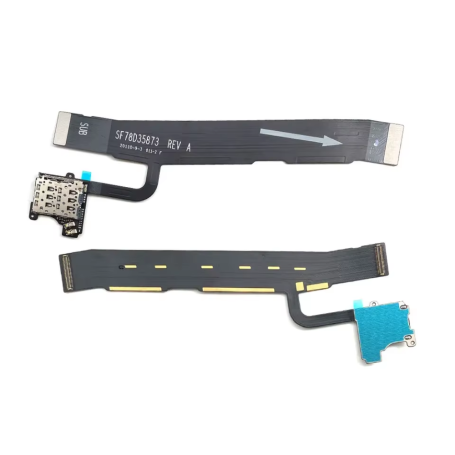 Motorola Edge 30 Fusion SIM Card Reader Flex Cable XT2243 SP68D46171 Service Pack Replacement