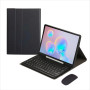 Tablet Cover - Étui pour tablette Samsung – Clavier Bluetooth – Touches carrées – Logement pour stylet – Souris Bluetooth rechar