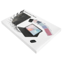 Tablet Cover - Étui pour tablette Samsung – Clavier Bluetooth – Touches carrées – Logement pour stylet – Souris Bluetooth rechar