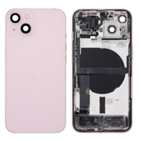 Coque, Cadre - Châssis Complet iPhone 13 Rose - Sans Connecteur de Charge(Original Demonté) - Grade B, prix de gros.