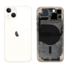 Coque, Boîtier - Châssis Complet iPhone 13 Blanc - Sans Connecteur de Charge(Original Demonté) - Grade B, prix de gros.