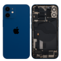 Back Glass, Rear Cover - copy of Back Cover Housing iPhone 12 Blue - Charging Connector without Battery (Original Disassembled)