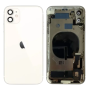 Dos, Vitre arrière, Coque - Châssis iPhone 11 Blanc Sans Connecteur de Charge (Origine Demonté) - Grade B, prix de gros.