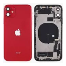 Vitre arrière, Dos - Châssis Complet iPhone 11 Rouge - Sans Connecteur de Charge (Origine Demonté) - Grade B, prix de gros.