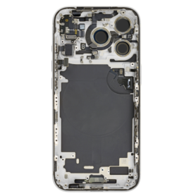 Châssis iPhone 17 Pro eSim Blanc Sans Batterie | Etech-Parts