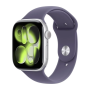Smartwatch, Tracker d'Activité - Montre Connectée Apple Watch Series 11 GPS 46mm Aluminium Argent avec Bracelet Sport M/L Violet