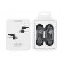 Câble USB / Type-C Samsung - 1,5M - Noir - Retail Box (Origine) - Pack de 2