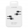 Câble USB / Type-C Samsung - 1,5M - Noir - Retail Box (Origine) - Pack de 2