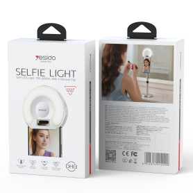 Portable LED Lamp Yesido - DH13 - Supplementary lighting - for live - photography - selfie - makeup - white