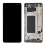 Screen, Display - Samsung Galaxy S10 Plus (G975F) Black Screen + Frame (Original Disassembled) - Grade A, wholesale price