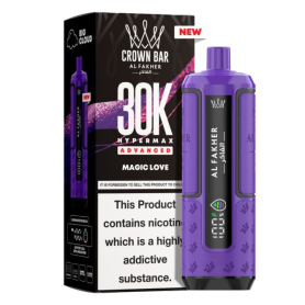 Cigarette Électronique, Vape Pen - Vapoteuse E-Liquide Rechargeable - AL FAKHER - 30000 Puffs - Magic Love, prix de gros.