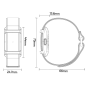 Smart Watch, Fitness Tracker - Bracelet connectéYESIDO–IO45 – 30 jours autonomie – santé (cardio/SpO2/stress) – alertes – photo,