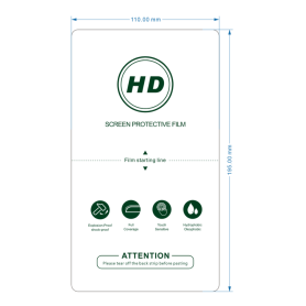 Film, Protection, Couverture - Film Protection Avant Souple TPU 0.15mm 120*180mm Cedle Série Masters P5 Dédié à l’Imprimante - 5