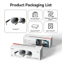Smart Audio Glasses - Lunettes audio intelligentesYESIDO – IO44– verres polarisées dégradé – appels HD – musique open-ear – IP54