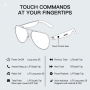 Smart Audio Glasses - Lunettes audio intelligentesYESIDO – IO44– verres polarisées dégradé – appels HD – musique open-ear – IP54