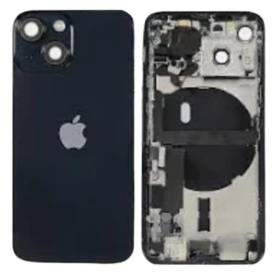 Châssis, Coque - Châssis Complet iPhone 13 Mini Noir - Sans Connecteur de Charge (Original Demonté) - Grade B, prix de gros.