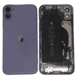 Smartphone Apple - Châssis Complet iPhone 12 Violet - Sans Connecteur de Charge + Batterie (Origine Demonté) - Grade B, prix de 