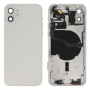 Carcasse, Cadre - Châssis Complet iPhone 12 Blanc - Sans Connecteur de Charge (Origine Demonté) - Grade B, prix de gros.