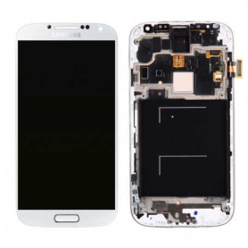 Screen, Display - Samsung Galaxy S4 (i9505/i9500) White Screen + Chassis (Original Disassembled) - Grade A, wholesale price
