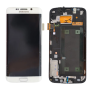 Screen, Display - Samsung Galaxy S6 Edge (G925F) White Screen + Chassis (Original Disassembled) - Grade A, wholesale price