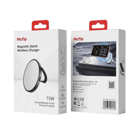 Charging Stand, Wireless Dock - Micflip Magnetic Stand Wireless Charger E13 - Blue, wholesale price