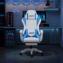 Gaming Chair, Ergonomic Seat - Chaise de gaming ergonomique – vérin gaz classe 4 – antiexplosion – repose-pieds inclus, wholesal